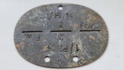 nieśmiertelnik - 1./ Pi. 14  /  2 Frw.