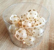 Bombki na choinkę , 4 cm  BOŻE NARODZENIE cena za 16 szt. 7,90 zł