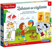 Gra edukacyjna Zabawa w czytanie Clementoni Uczę się bawiąc 6 GIER