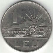 Rumunia 1 leu lej 1966 - 24 mm - nr 2