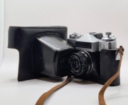 Zenit E wersja olimpijska+ Industar-50-2 50mm f/3.5 +  futerał.