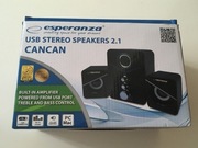 Głośniki komputerowe Esperanza Cancan USB EP153 