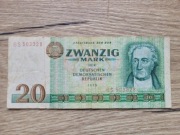 20 Marek DDR 1975 rok oryginał 