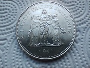 Francja 50 Franków Herkules 1975r, Srebro