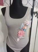 Body prążek kwiatek 