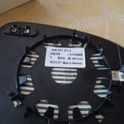 orginalny wkład lusterka  vw golf VI combi lewe asferyczne podgrzewane