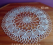 serwetka biała do koszyczka 42 cm