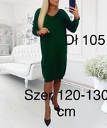 Sukienka sweterkowa zimowa 