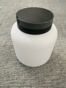 Ikea Länsport Lampa led na baterie, biały/ciemnoszary,