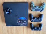 PS4, 3xPAD, gra CALL OF DUTY WWII