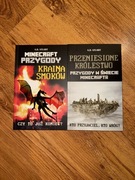 2 książki Minecraft fabularne nowe