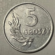 Moneta Polska 5 groszy 1949