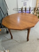 stół drewniany 12-kątny 