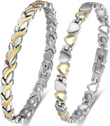 Cigmag 2 bransoletki magnetyczne dla kobiet, drenaż limfatyczny magnes 