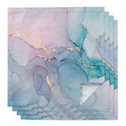 Serwetki bankietowe materiałowe 30x30cm marmurkowe 40 sztuk!