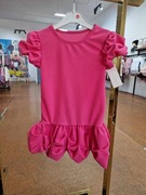 Cudna różowa sukienka bombka komunia chrzest wesele r. 152