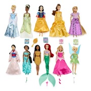 DISNEY Nowy Zestaw 11 Klasycznych Lalek Księżniczek
