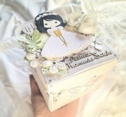 Pudełko Komunijne Pudełko Komunię Świętą Pudełko Ręcznie robione Komunia