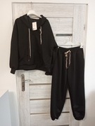 Dres czarny klasyczny,masełko z kapturem