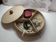 Organizer na biżuterię / kosmetyki / drobiazgi – 2 pojemniki