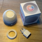 Apple HomePod Mini Biały + Podstawka Spigen