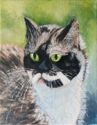 Czekam na Ciebie, olej na płótnie 30 x 24 cm