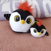 Maskotka Dzięcioł Dominik ze sklepu Biedronka