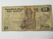Sprzedam banknot Egipt 50 Piastres 2002r.  stan dobry
