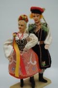 Lalka CEPELIA Lalka regionalna Krakowiak Krakowianka PRL