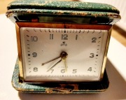 Zegar podróżny z budzikiem Harco 2 nakręcany Ok