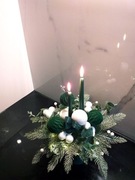 Świąteczny welurowy flower box 