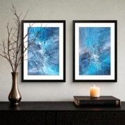 Pejzaż/abstrakcja, 2 szt 50x70 , dyptyk, Monika Seroka