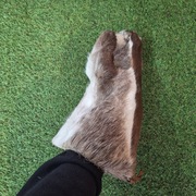 Grube naturalne rekawice z renifera