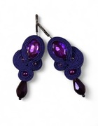 Kolczyki sutasz Nane Sutasz rękodzieło artystyczne 