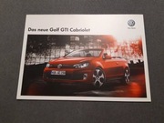 2012 VW Golf GTI Cabriolet Prospekt niemiecki 3 / 2012