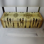 Pudełko drewniane, podłużne  - zamykane