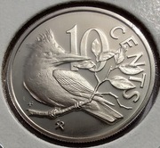 BRYTYJSKIE WYSPY DZIEWCZYE 10 Cent 1974 L MENNICZA