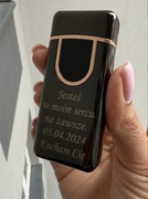 Zapalniczka 2w1 – gazowa i elektryczna z grawerem