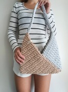 Torebka ze sznurka handmade 