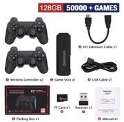 Konsola do gier 50000 tys. gier, 2 pady, SSD 128gb