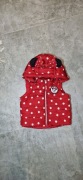 Kamizelka r.74 dziecięca myszka minnie z kapturem