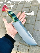 Nóż maczeta ręcznie robiony "Zaraza" 35cm bushcraft edc militaria 