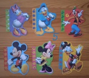 KARTECZKI KOLEKCJONERSKIE DO SEGREGATORA - DISNEY (zestaw 5)