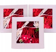 Mydlane róże box prezentowy