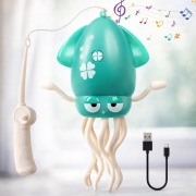 Interaktywna Tańcząca Ośmiornica | muzyka | USB | LED |  zielona 