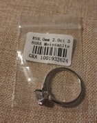 Pierścionek  Srebrny  z diamentem  2ct. 