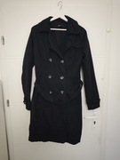 Płaszcz damski rozmiar L kolor czarny bawełniany wiosenny flame