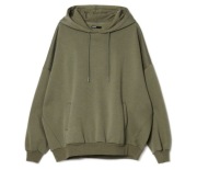 Cropp zielona oliwkowa bluza z kapturem hoodie khaki