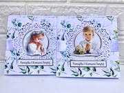 Kartka komunijna ręcznie robiona,