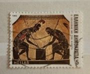 Obraz Achillesa i Ajaksa malarza Eksekiasa